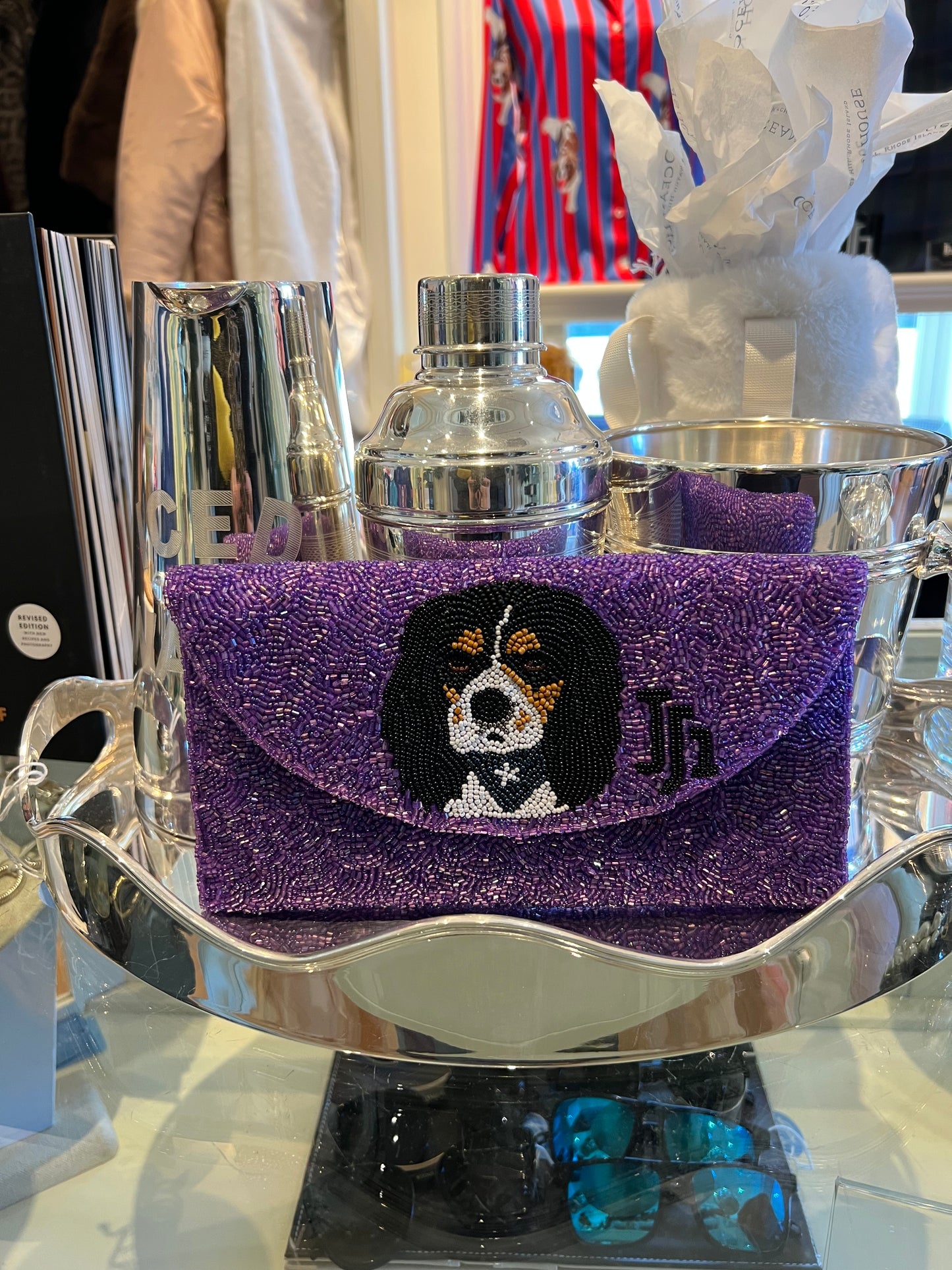 The Windsor Beaded Clutch by JHuhn Exclusive