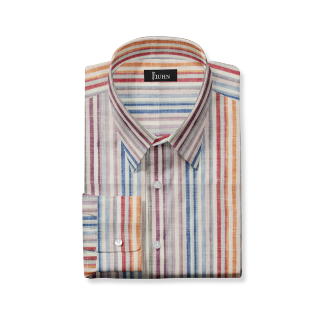 Linen Multi Color Stripe
