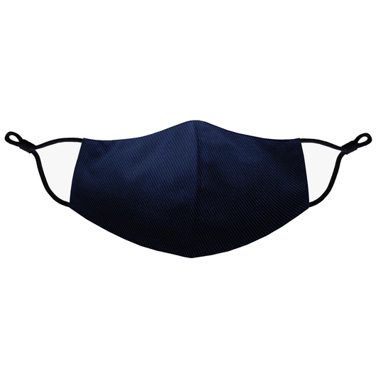 Navy Plain Mask with Grommets For Children and Teens