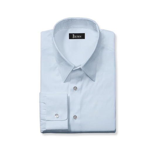 Wrinkle Resistant Men's Shirt in Pale Blue Solid