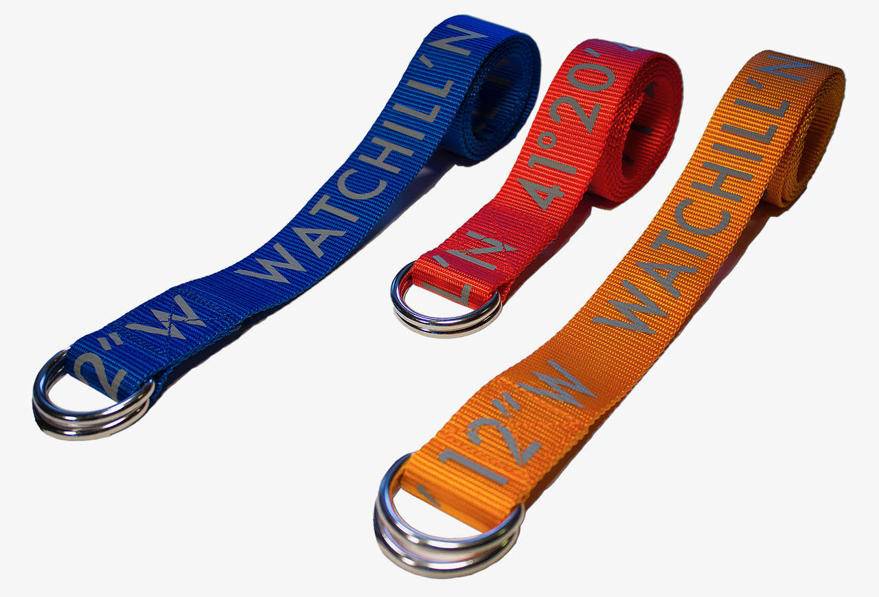 Unisex Ribbon Belt- Red