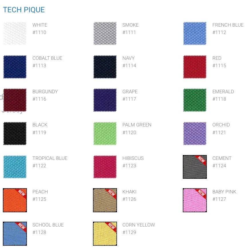 Polo Shirt with White Stripe Trim