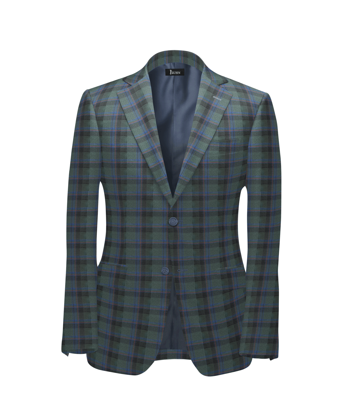 Men's Blazer - Green Tartan