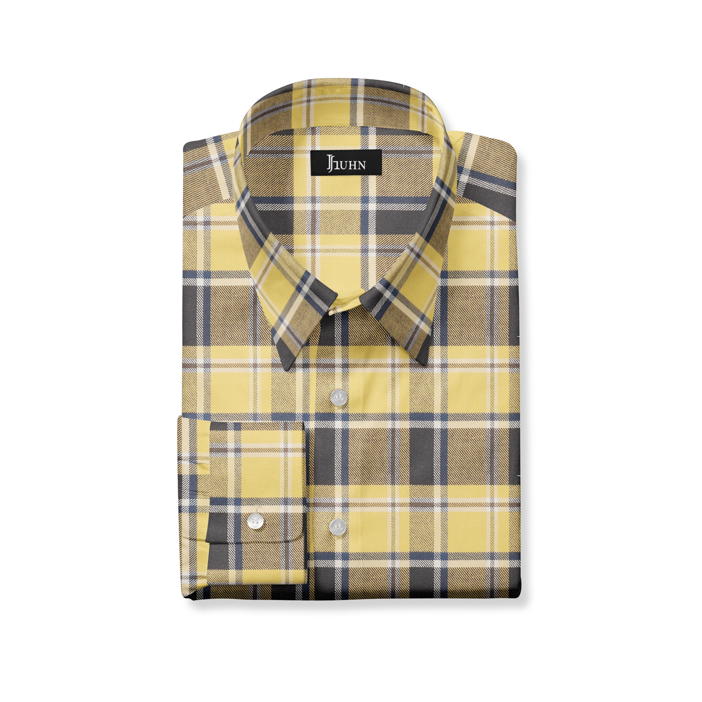 Yellow & Black Plaid Flannel