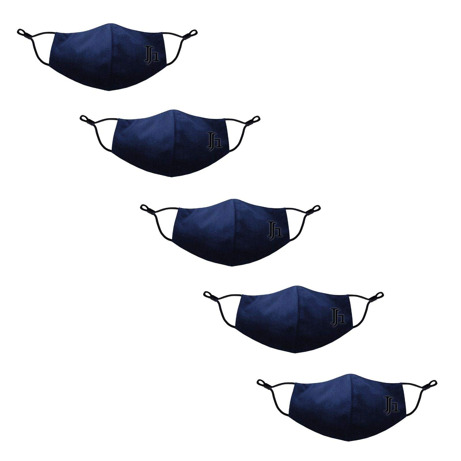 5 Pack of JH Navy Masks