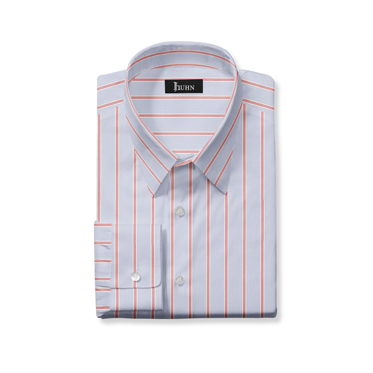 Red & Blue Striped Men's Shirt