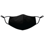Load image into Gallery viewer, Black Plain Mask with Grommets For Children and Teens
