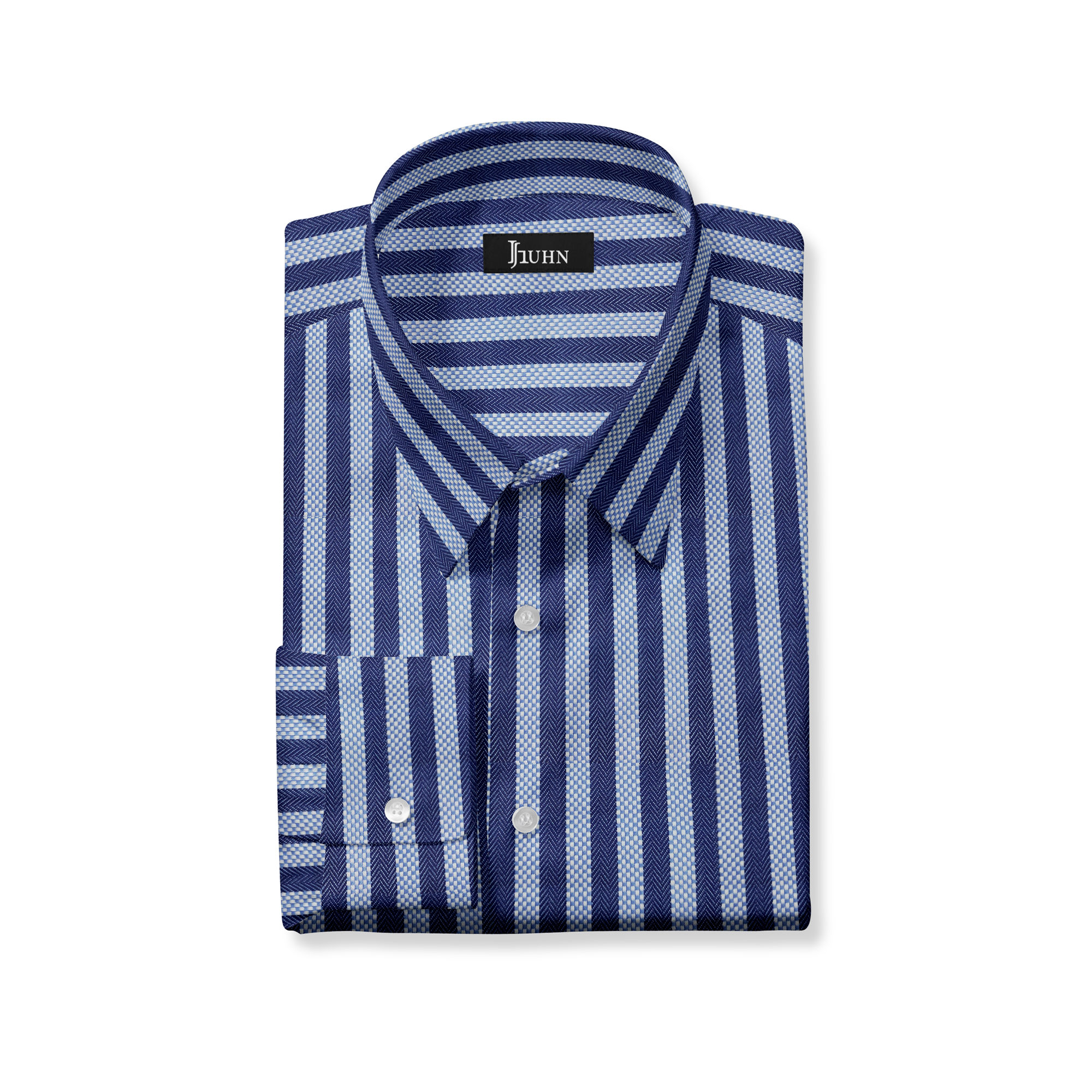 Board Room Men's Shirt in Blue Stripe