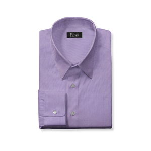 Wrinkle Resistant Men's Shirt in Lavender Solid