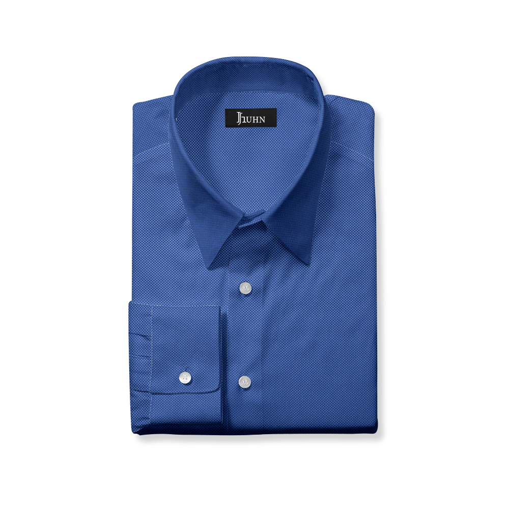 Wrinkle Resistant Men's Shirt in Oxford Royal Blue
